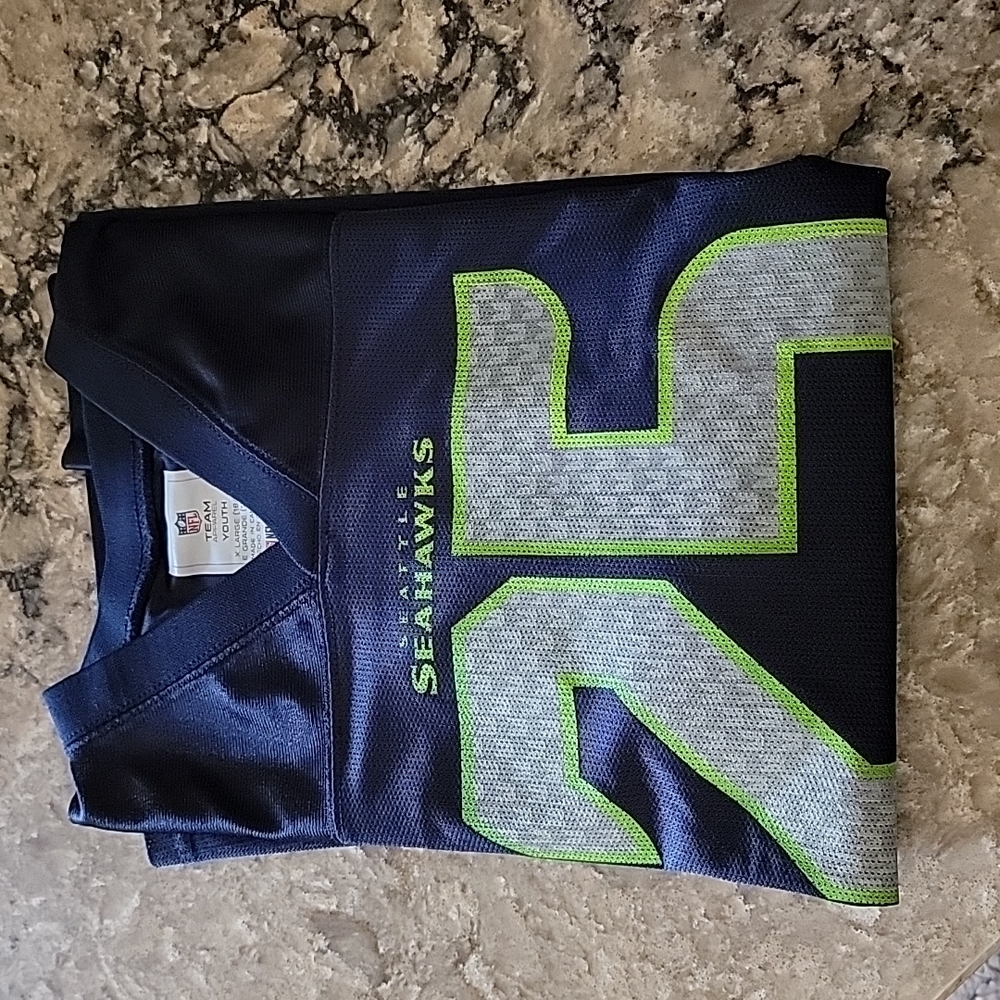 NFL Seattle Seahawks 25 Jersey Sherman Youth apparel XL 18-20 - Picture 13 of 13